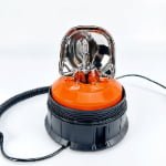 Halogen Flash Beacon Light for Tractor Flat Base 12V/24V 55W Rotational Light thumbnail 3