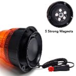 Halogen Flash Beacon Light for Tractor Flat Base 12V/24V 55W Rotational Light thumbnail 6