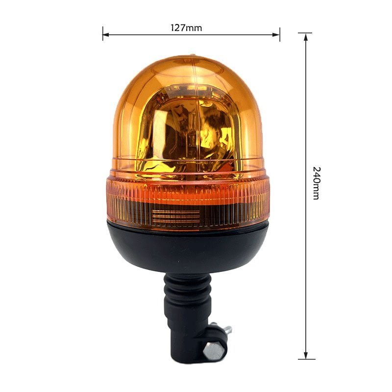 12/24V Flexible Spigot Base Rotating Beacon YS101-2 - Image 5